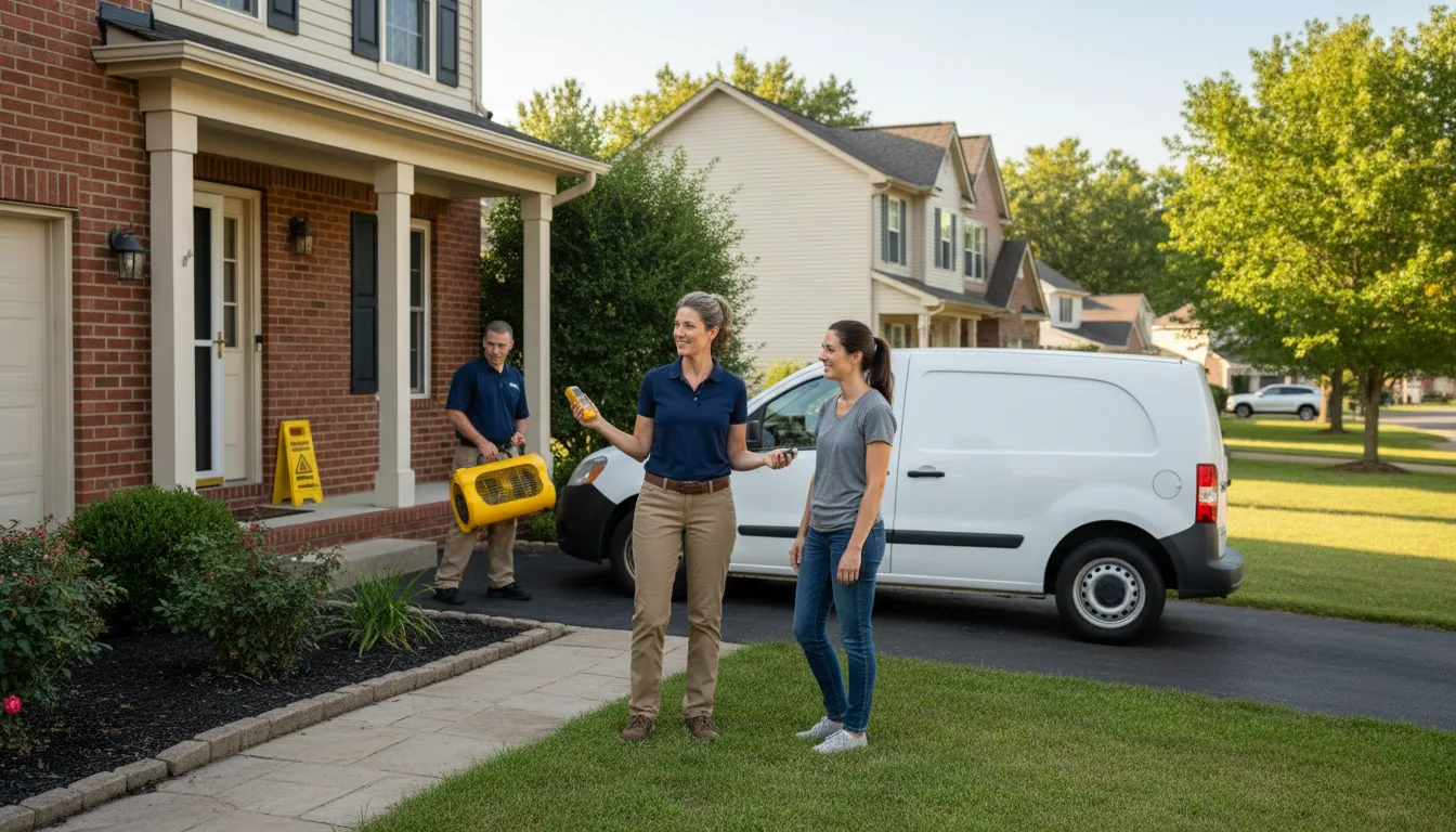 Residential water damage restoration in Las Vegas, NV